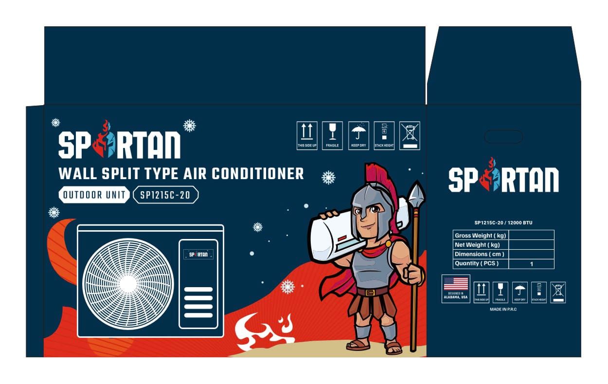 Spartan outdoor unit packaging